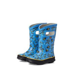 Bogs Rain Boot Bees (Toddler/Little Kid/Big Kid) Azure 5 Big Kid M